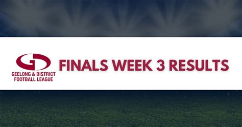 geelong and district football league|geelong district football league results.